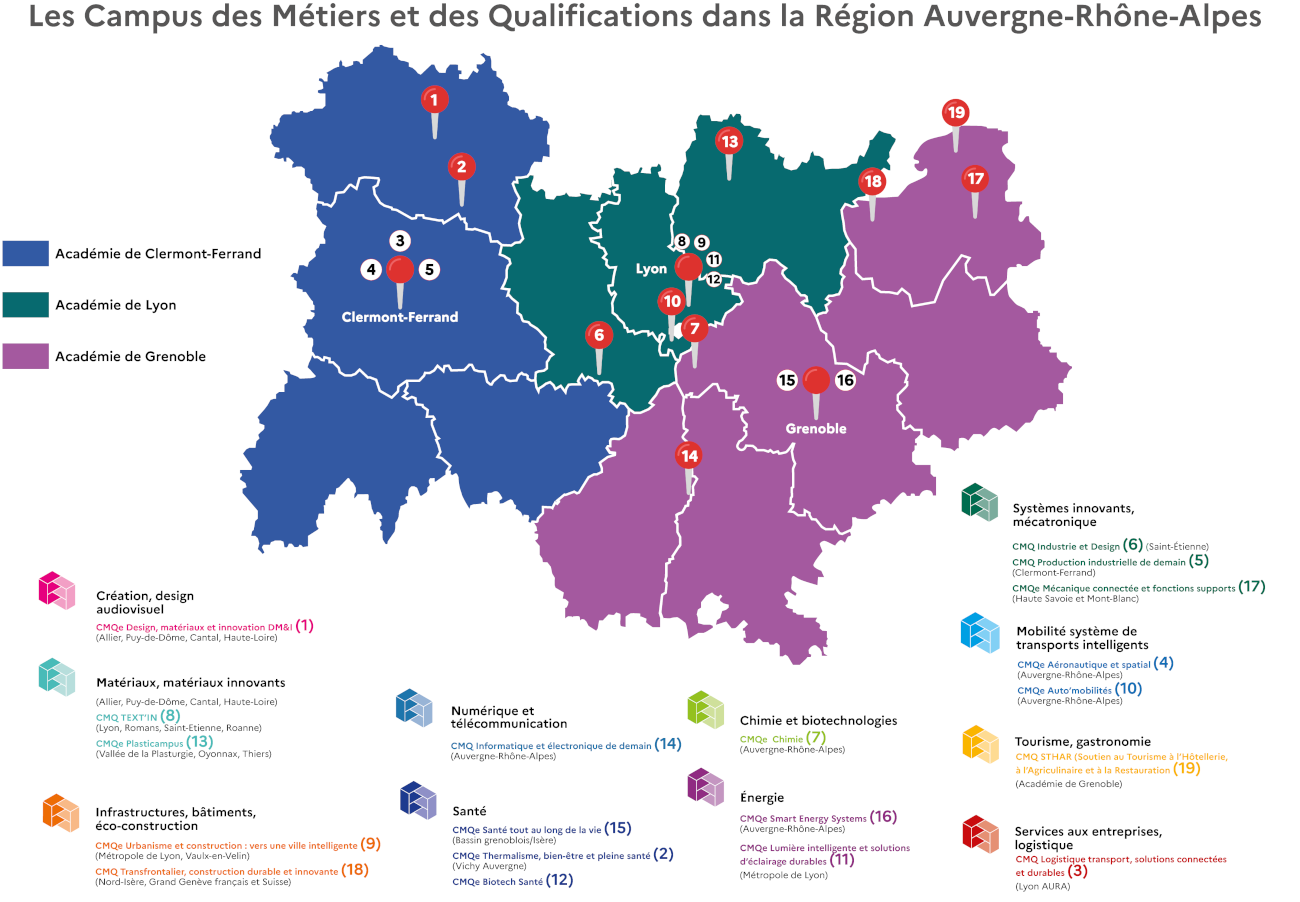 carte des CMQ